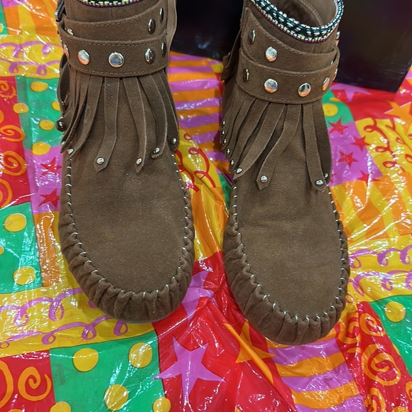 Go Jane (Kalisa) Moccasin Boots 🥾 Color - Whisky - Picture 5 of 11